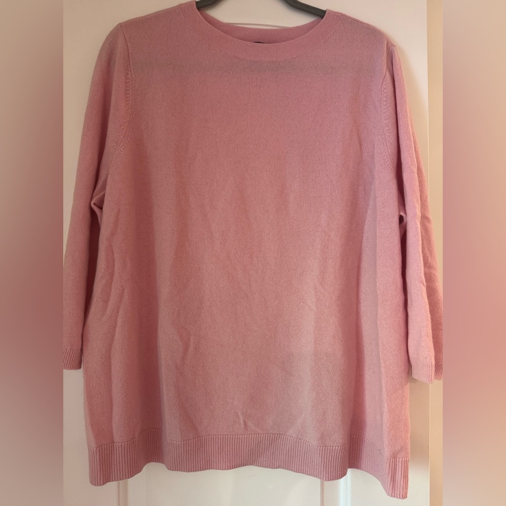 Pink Talbots Cashmere Sweater